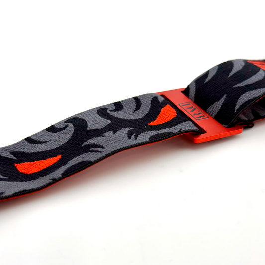 2026 DV8 Dragon Eyes FeatherLight Strap gris/noir