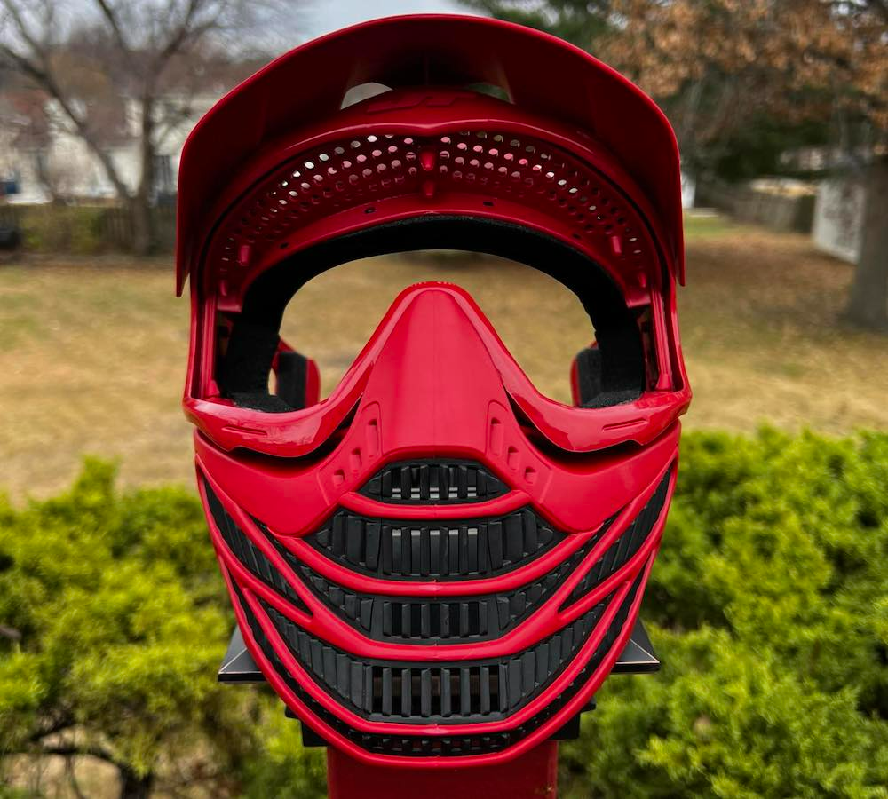Facemask Reverse Blood Red JT Flex 8 (ecran et strap en option)
