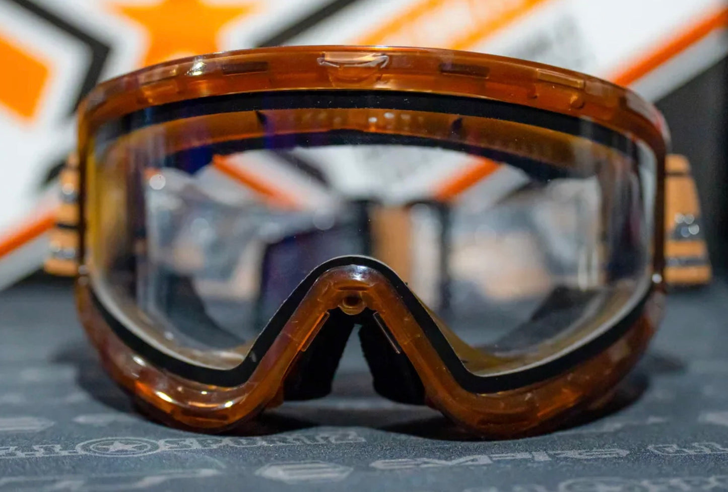 JT Proflex QLS Frame BROWN ICE avec Ecran Clear et Strap