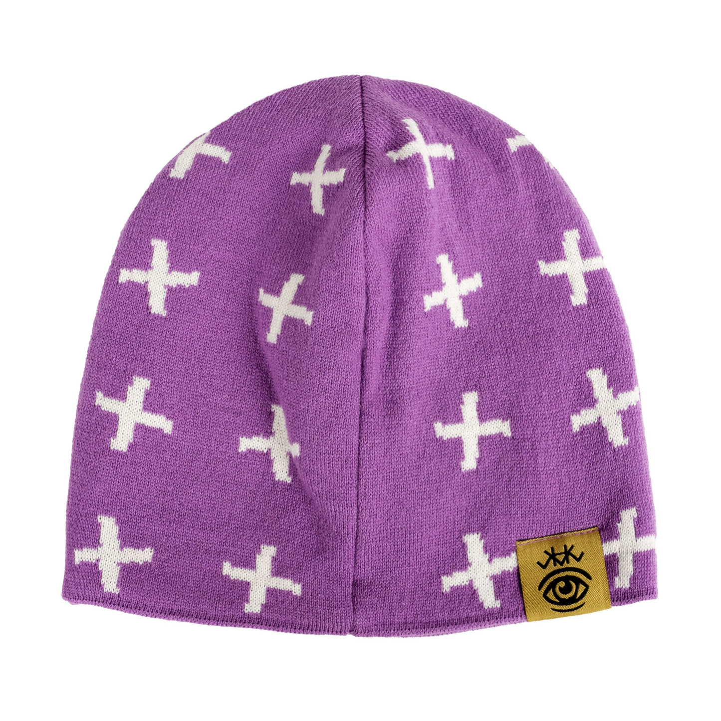HORMESIS Purple Crux No Cuff Reversible Beanie