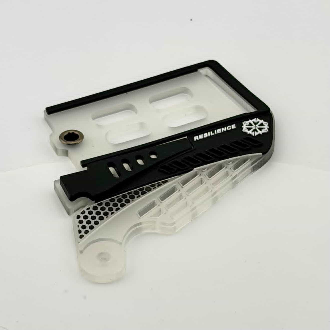 DV8 X RESILIENCE JT OREILLES NOTCH V2 CLEAR/BLK