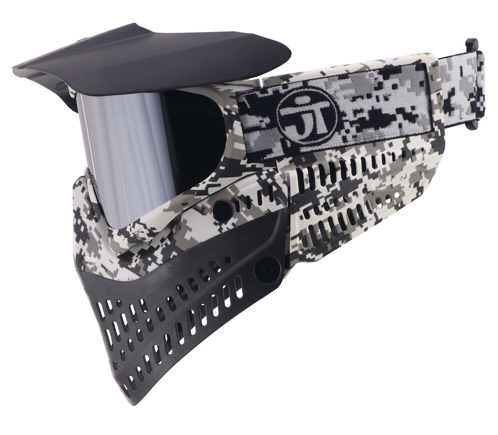 Masques JT PRO-FLEX LTD Digital Snow Camo BLACK