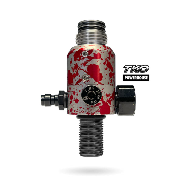 POWERHOUSE TKO REGULATEUR - BLOOD SPLATTER -300 BARS/4500 PSI