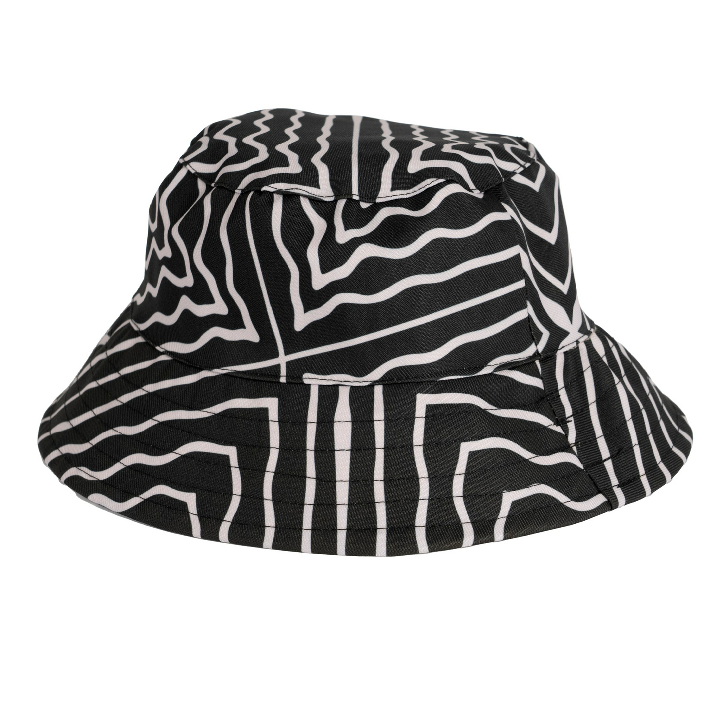 HORMESIS Black Waves reversible bucket hat