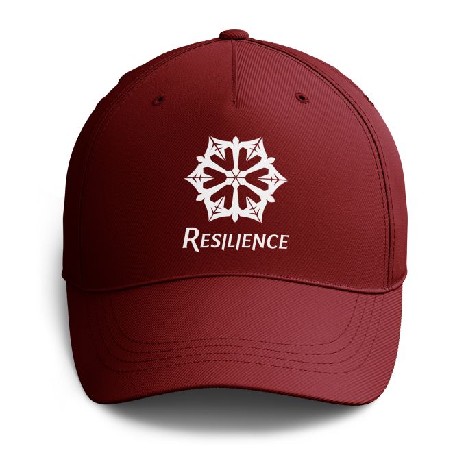Casquette RESILIENCE TRUCKER Bordeaux ajustable