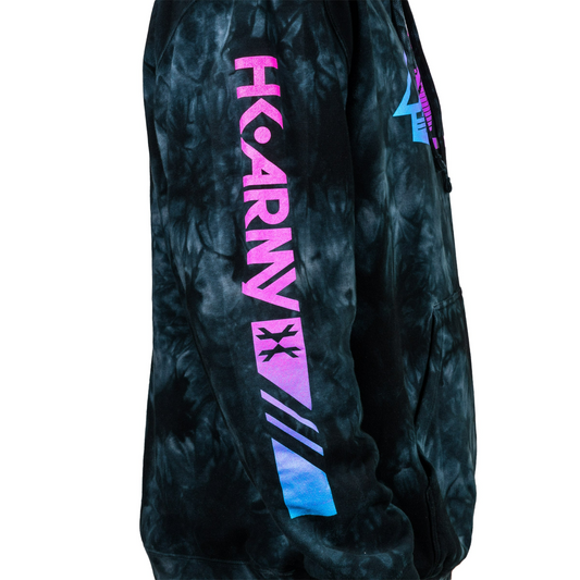 RETRO HOODIE MIDNIGHT TIE DYE HK ARMY