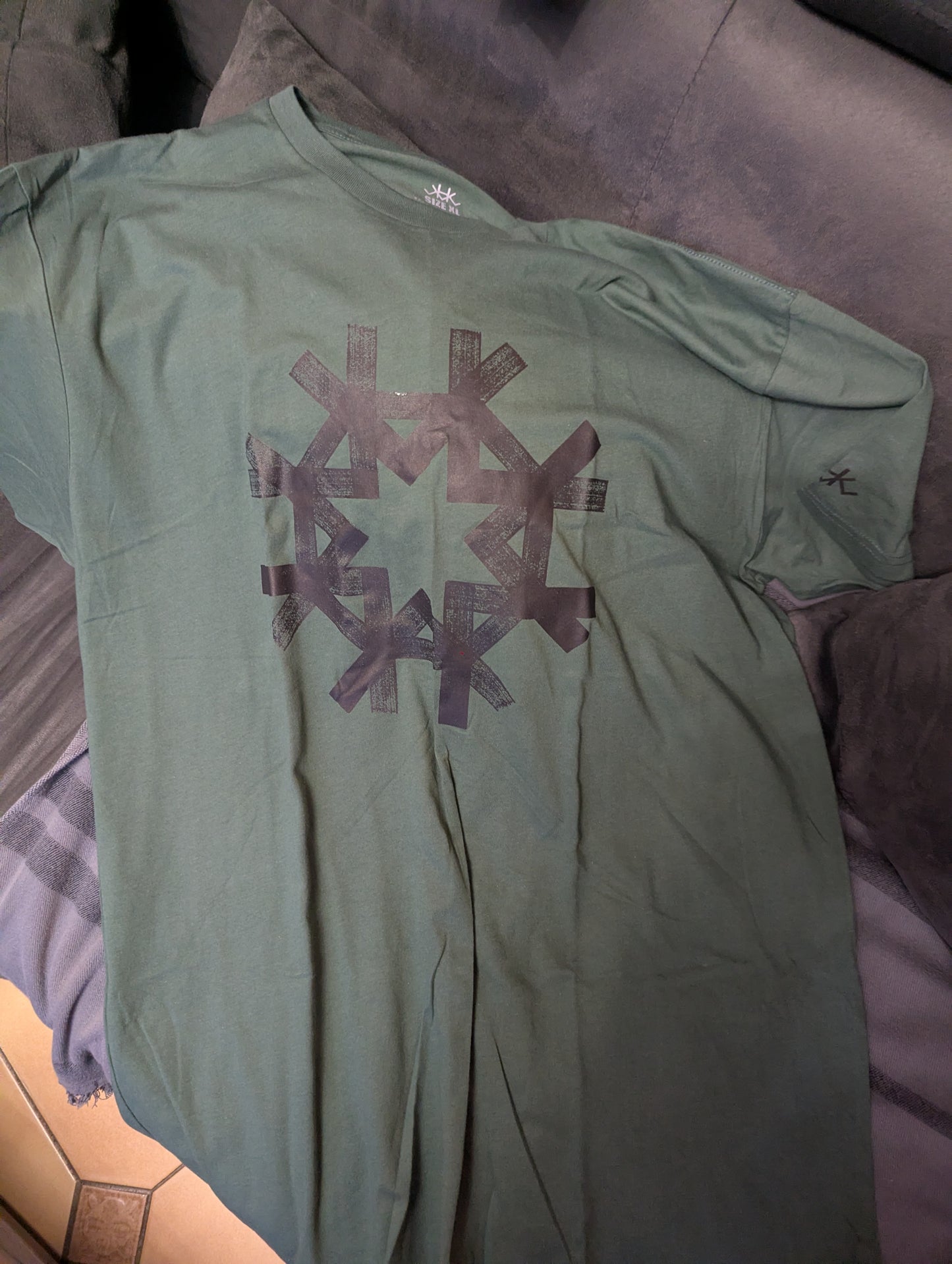 T shirt hormesis crux vert