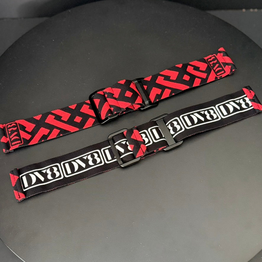 STRAP-JT- DV8 Square Knot Strap (black/red)