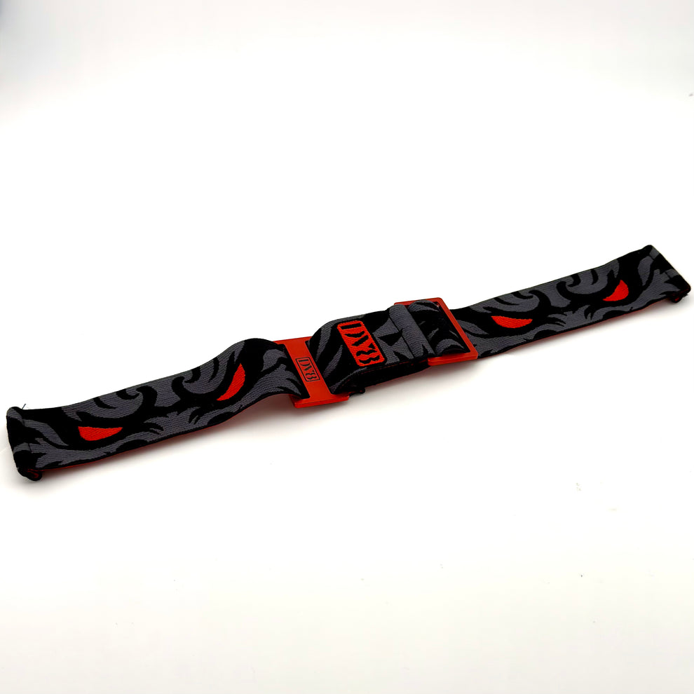 2026 DV8 Dragon Eyes FeatherLight Strap gris/noir