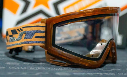 JT Proflex QLS Frame BROWN ICE avec Ecran Clear et Strap