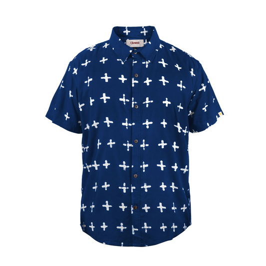 HORMESIS CHEMISE MANCHE COURTE CAPTAIN /BLEU
