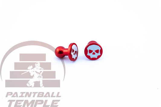 Plugs SKULL INFAMOUS pour JT Proflex (ROUGE)