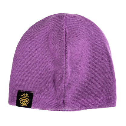 HORMESIS Purple Crux No Cuff Reversible Beanie