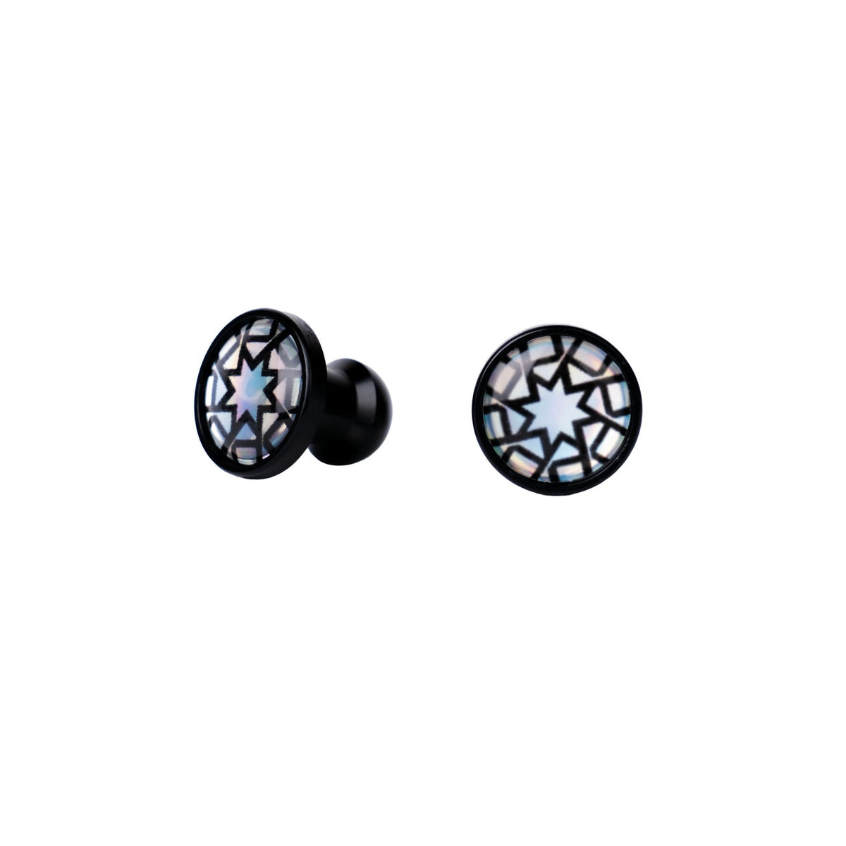 Hormesis Jewel Plug - Black Star w Silver (Black)