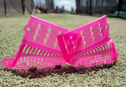 JT Proflex Facemask Nuclear Translucent Pink  Bottom et Oreilles