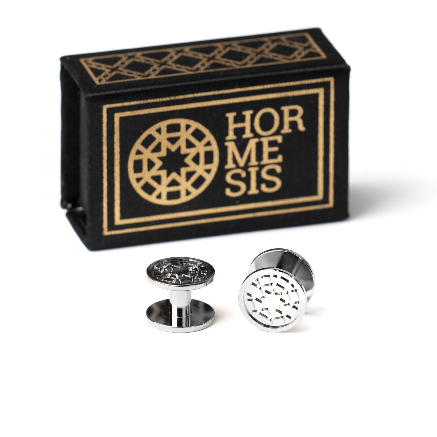 Hormesis Pro Flex -Boutons de manchette/plugs Plaqué ARGENT