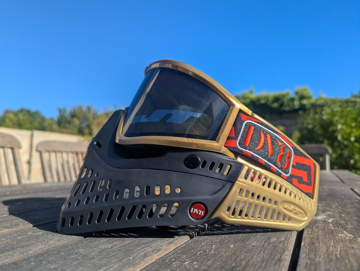 PB TEMPLE custom JT PROFLEX  luiquid gold/noir DV8