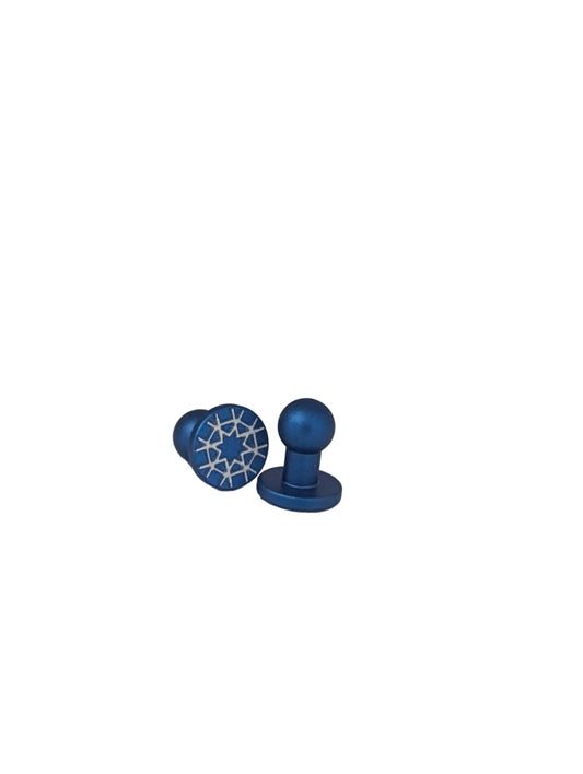 HORMESIS plug ALUMINIUM logo relief exclu PB temple BLEU
