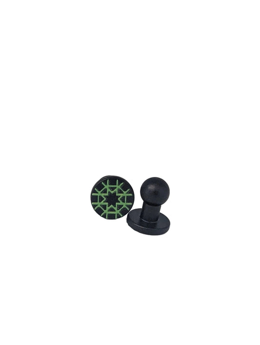 HORMESIS plug ALUMINIUM logo relief exclu PB temple NOIR/VERT