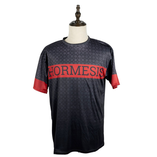 HORMESIS Red Stripe Dry Fit T-SHIRT