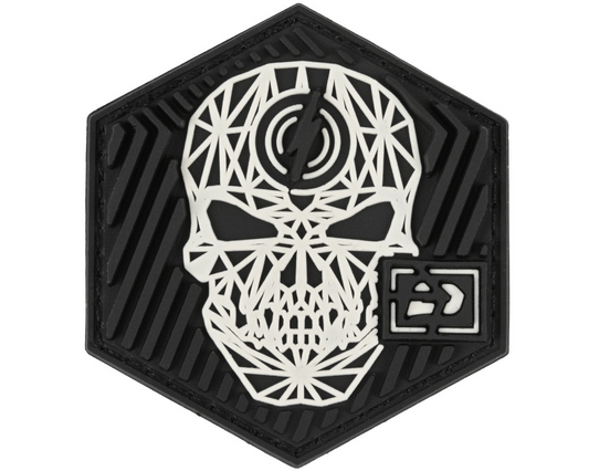 Patch Velcro PUSH SKULL - OLIVE