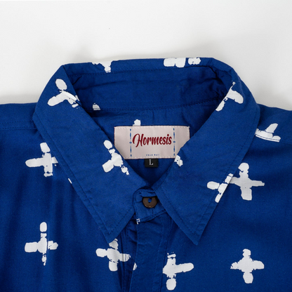 HORMESIS CHEMISE MANCHE COURTE CAPTAIN /BLEU