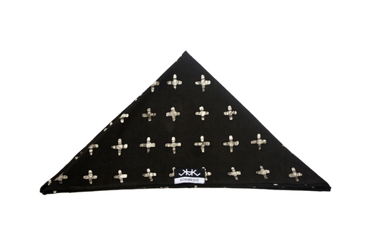 HORMESIS TRIANGLE BANDANA WHITE CRUX