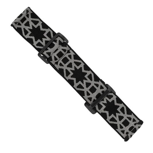 STRAP HORMESIS black Woven (grey star)