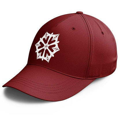 Casquette RESILIENCE Bordeaux ajustable logo blanc