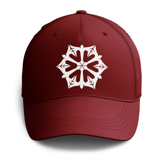 Casquette RESILIENCE Bordeaux ajustable logo blanc