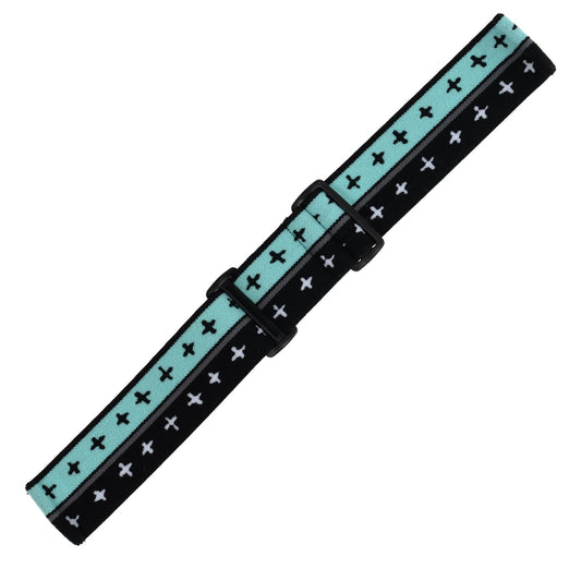 IRONKIDS TEAL CRUX Woven Goggle Strap HORMESIS